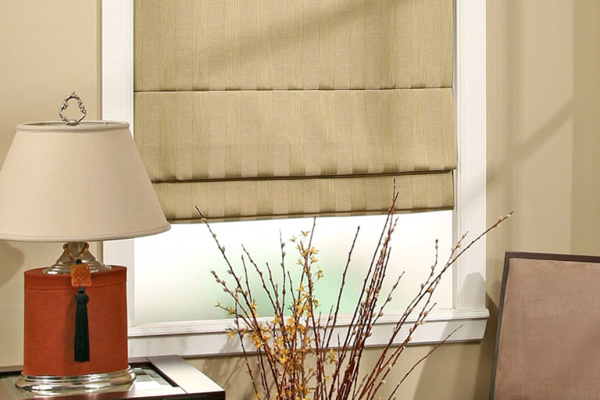 Designer Stripes Roman Shades from Direct Buy Blinds